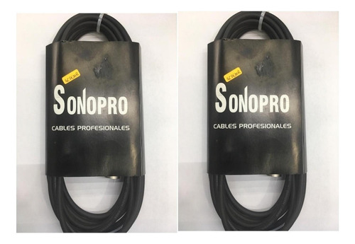 Sonopro Cable Prosound Plug Rean A Xlr 6 Metros 2 Pz