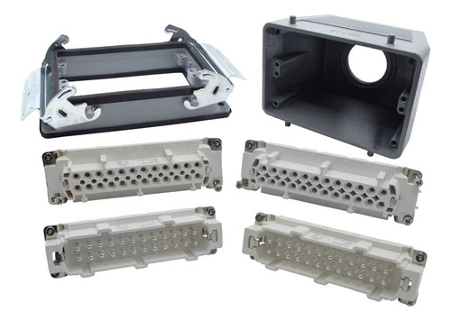 Conector Indutrial Macho Y Hembra 48polos M40 16a 450vca