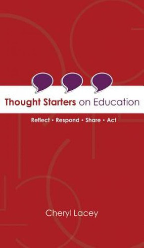 Libro Thought Starters On Education: Reflect Respond Shar...