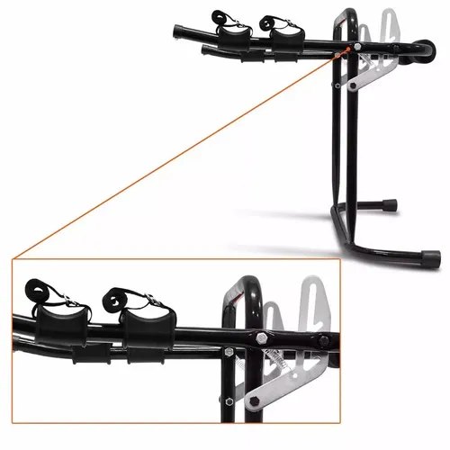 Portabicicletas Transbike Jeep Renegade para dos bicicletas, color negro