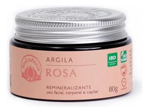 Argila Rosa: Beleza E Cuidado Para Peles Sensíveis 80g