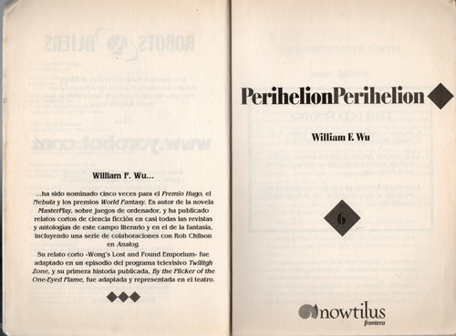 Perihelion ; Robots & Aliens 5 William F Wu , Isaac Asimov. (Usado)
