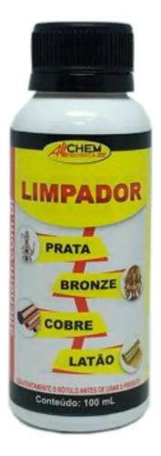 Limpador Limpa Prata Bronze Cobre Latão Allchem 100ml