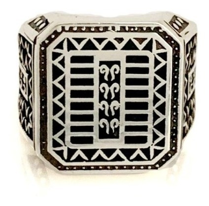 Anillo Turco Plata925 Para Hombre Hecho A Mano Estambul Joya