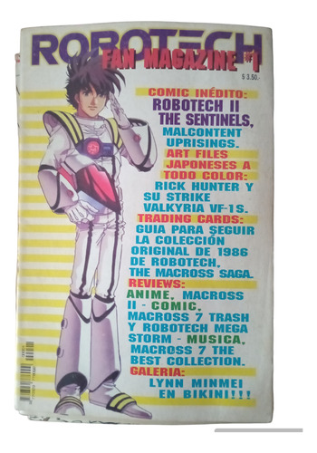 Robotech Fan Magazine - Revista #1 Y #3 Año 1985