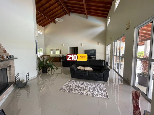 Imagem 6 de 30 de Z10 Imoveis Indaiatuba - Ch01858 - Esplendida Chacara Terrea Em Condomínio Alto Padrão - Lagos Do Shanadu - Ch01858 - 70731134