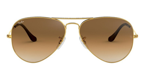 Lente De Sol Ray Ban Piloto Café Desvanecido Rb3025