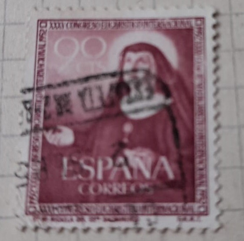 Sello España - 1952 - 35 Congreso Eucalistico De Barcelona