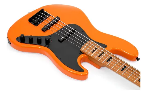 Contrabaixo Elétrico Strinberg JBS155AD 5 Cordas Jazz Laranja