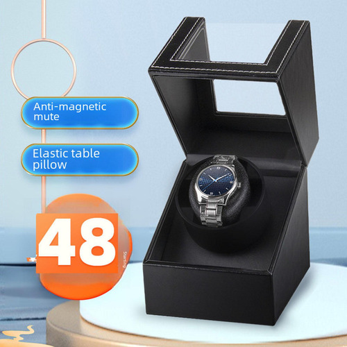 A Enrollador De Reloj Individual Enrollador De Reloj Negro