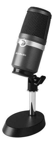 Microfone Profissional Am310 Usb Avermedia Cor Preto