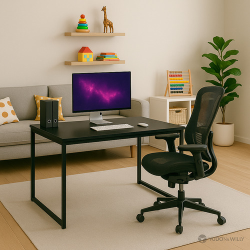 Mesa Com Cadeira Kit Home Office , Pronta Entrega