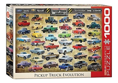 Eurographics Pickup Truck Evolution Jigsaw Puzzle (1000 Piez