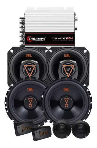 Kit Alto-falante Duas Vias 62V2A + Módulo de Potência TS400D 4-OHMS(4CN) -  Taramps - Auto Equip