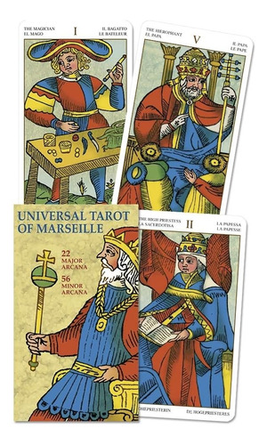 Libro: Tarot Universal De Marsella (edición En Inglés Y Espa