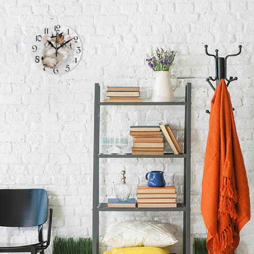 Lindos Relojes De Pared De Mariposa De Gato Que Funcionan Co