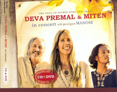 Cd Deva Premal Y Miten In Concert With Special Guest Manose 