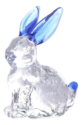 Estatuilla De Conejo, Figura Decorativa, Estatua De , Azul