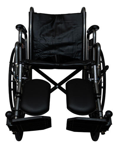 Silla De Ruedas Premium Con Llantas Sólidas De Alta Calidad Color Negro
