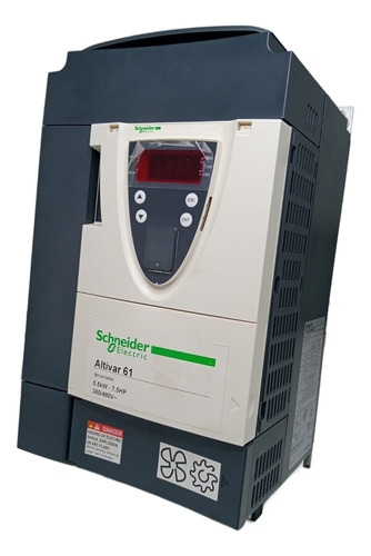 Inversor De Freq Schneider Atv61hu55n4z 380v 14,3a 7,5hp 3ph