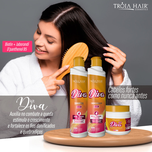 Shampoo Sos Diva 500ml Troia Hair