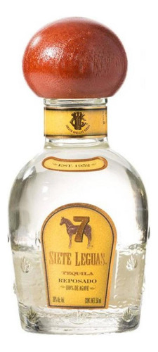 Pack De 2 Tequila 7 Leguas Reposado Mini 50 Ml