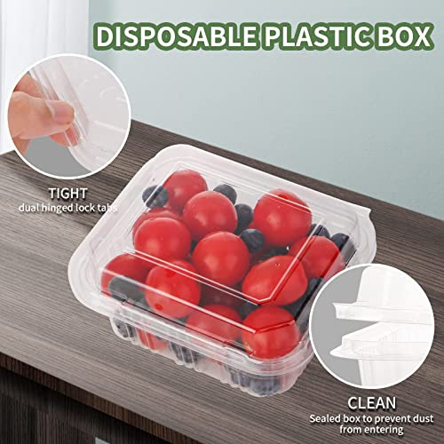 Disposable Transparent Plastic Packaging Box (50 Count)...