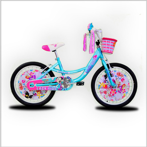 Bicicleta Lazy Girl Acero Equipada Paseo Rodado 20 Nena M1