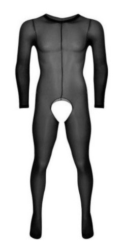 Body Cuerpo Entero Negro Para Hombre Lencería Masculina 