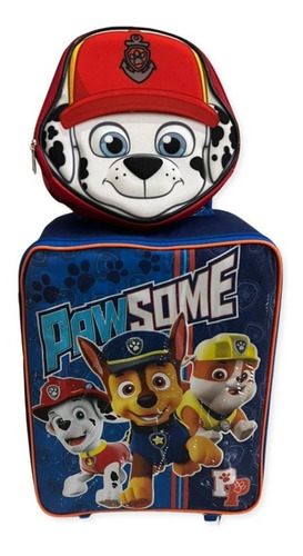  Paw Patrol Mod 321  Con Lonchera Kinder O Pre-escolar