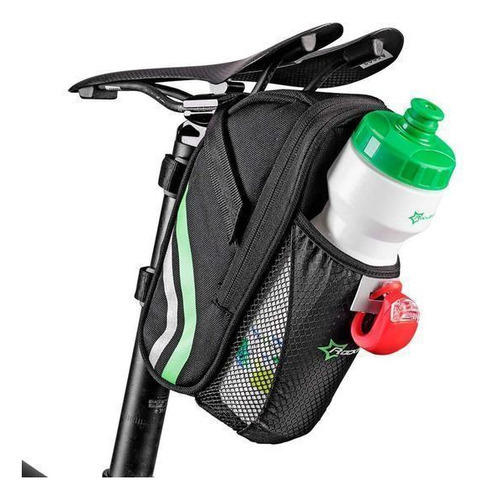 Bolsa Nylon Para Bike Com Suporte Garrafa 1,6l Rockbros