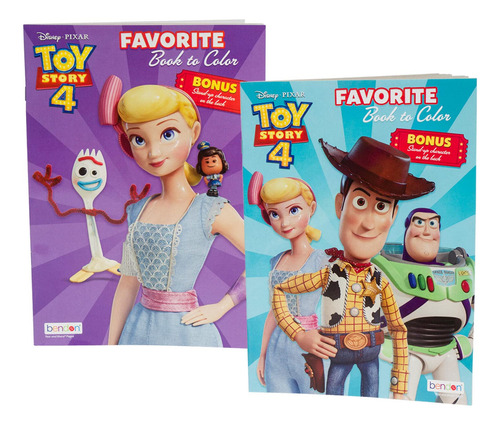 Super Set De Libros Para Colorear De Toy Story De Disney Par