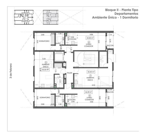 Imagen 10 de 13 de Venta Departamentos 1 Dormitorio En Construcción, 3 De Febrero 400 - Gazze