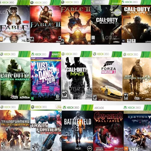 15 Jogos De Xbox 360 Com A Transferência De Licença