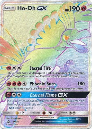 Ho-oh Gx Sm80 Promo Hyper Raro Pokemon Tcg