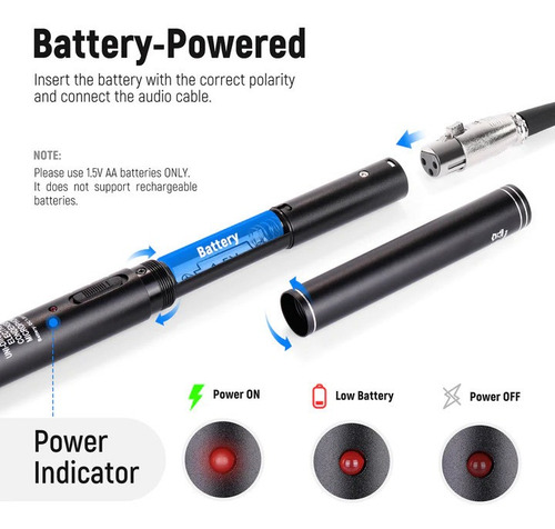 Imagen 2 de 8 de Kit Micrófono Neewer Condensador Xlr A 3.5mm/6.35mm