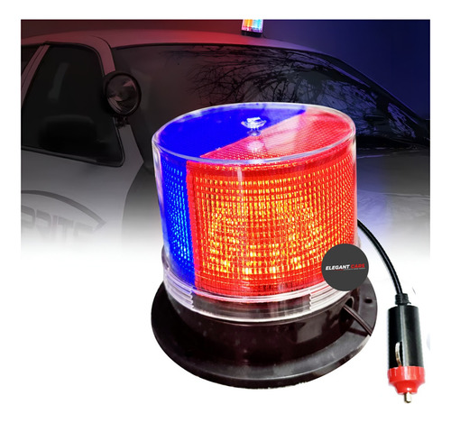Circulina 25led Policial +flash Imantada 12-24v