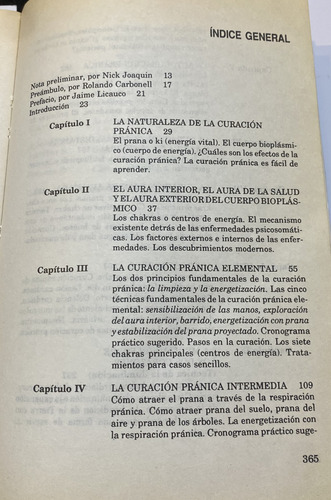 Libro Manual Práctico De Curación Pránica - Choa Kok Sui (Usado)