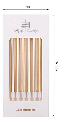 4 Paquete De 3-6 Velas De Cumpleaños, Adornos Para 4 Piezas