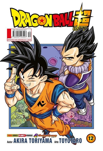 Dragon Ball Super Vol. 12, de Toriyama, Akira. Editora Panini Brasil LTDA, capa mole em português, 2020