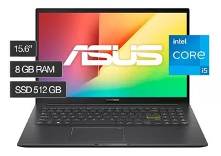 Laptop Asus K513 15.6' Fhd I5 11va 8gb 512gb Ssd Lec. Huella