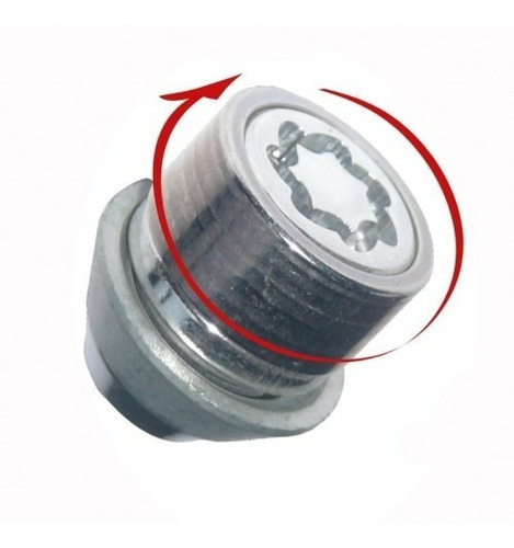 Tuercas Antirrobo Farad S Giratorias S10 Tracker El + Seguro