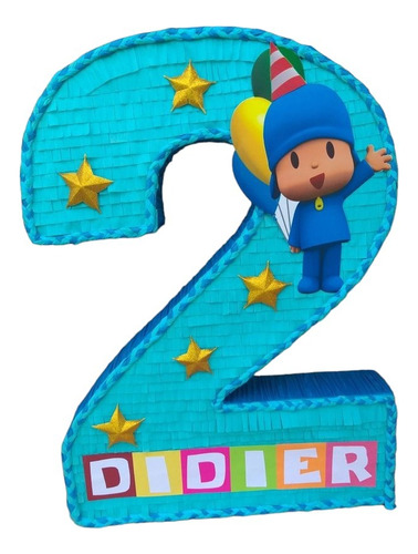 Piñata Pocoyo Y Sus Amigs Personalizada Cumpleaños Modelo 3