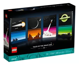 Lego Ideas 21340 - Contos Da Era Espacial Quantidade De Peças 688