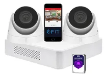 Comprar Kit Ip Full Poe Hikvision Nvr 4 Ch + 4 Domos 2mp + Disco