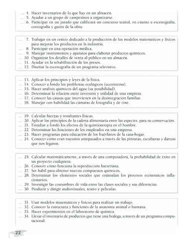 Inventarios De Orientación Profesional Universitaria