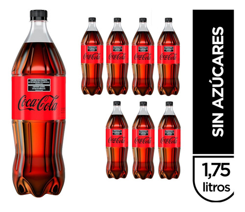 Coca-cola Sin Azucar 1.75 Lt Pack X8bot. Combox
