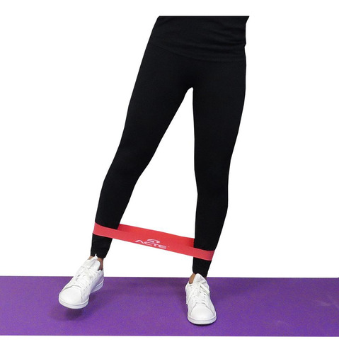 Kit Treino Fitness C/ 3 Faixas Elásticas E 3 Mini Bands Acte