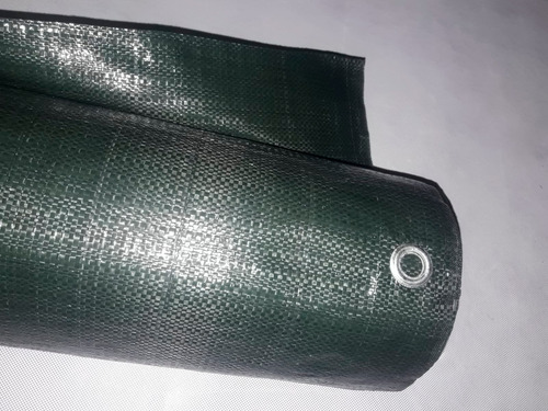 Rafia Cubre Cerco Con Ojales Brotex 1.80m X 100 Metros Verde Oscuro