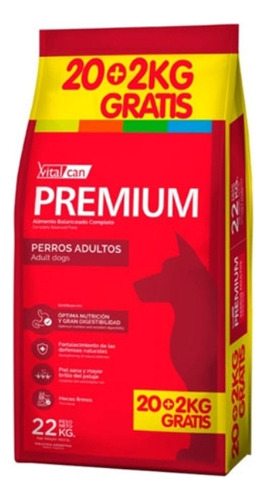 Alimento Premium Vitalcan Para Perros Adultos.